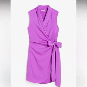 H&M Purple wrap Dress BRAND NEW